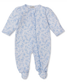 Old English Roses Footie - Blue from Anderson Parker