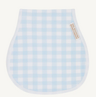 Oopsie Daisy Burp Cloth - Buckhead Blue Gingham with Worth Avenue White from Anderson Parker