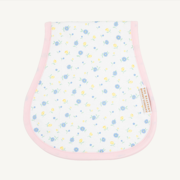 Oopsie Daisy Burp Cloth - Dunwoody Daisy/Palm Beach Pink from Anderson Parker