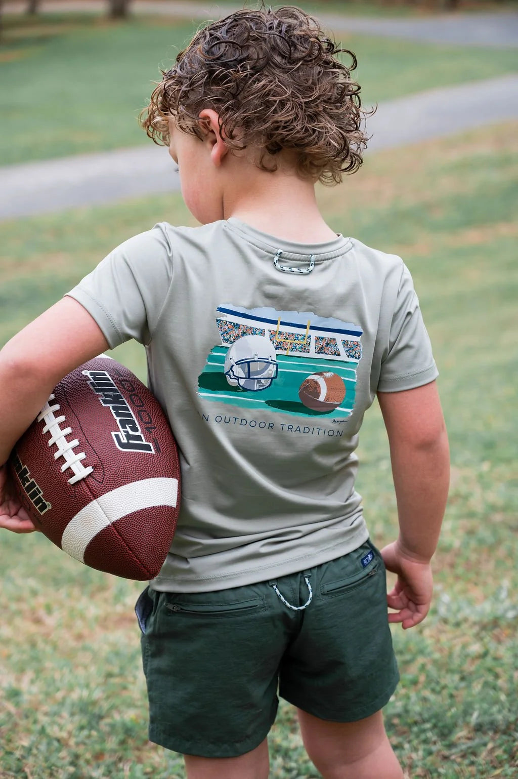 Outrigger Performance Short - Camping Green from Anderson Parker