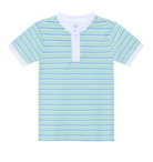 Palm Green Baseline Stripe Blade Shirt from Anderson Parker