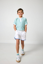 Palm Green Baseline Stripe Blade Shirt from Anderson Parker