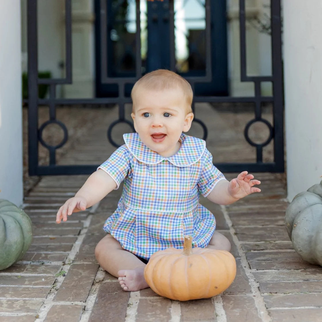 Palmer Boys' Bubble - Harvest Gingham from Anderson Parker