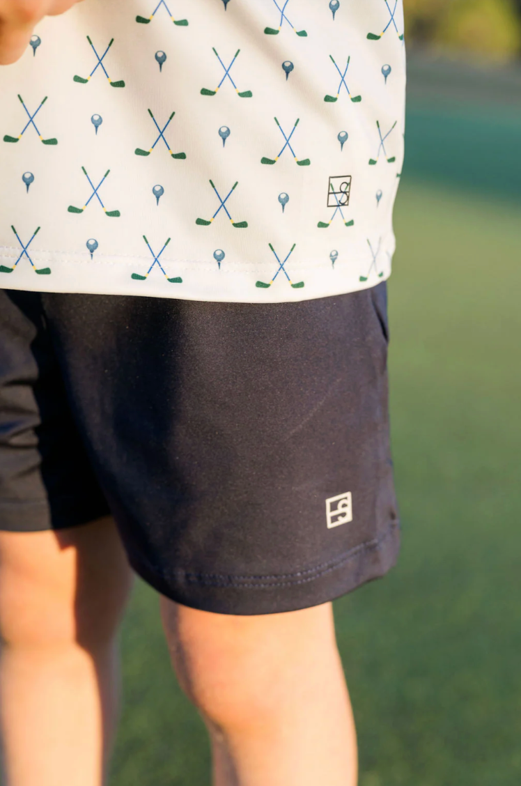 Parker Polo - Fairway Finder/Nantucket Navy from Anderson Parker