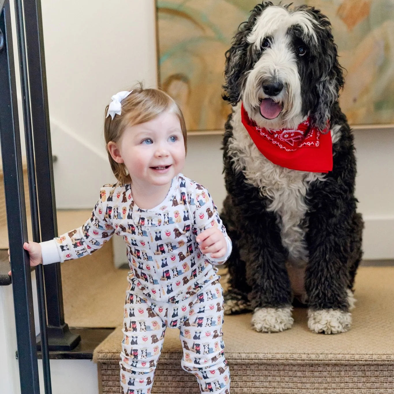 Parker Zipper Pajama - Western Pups from Anderson Parker