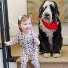 Parker Zipper Pajama - Western Pups from Anderson Parker