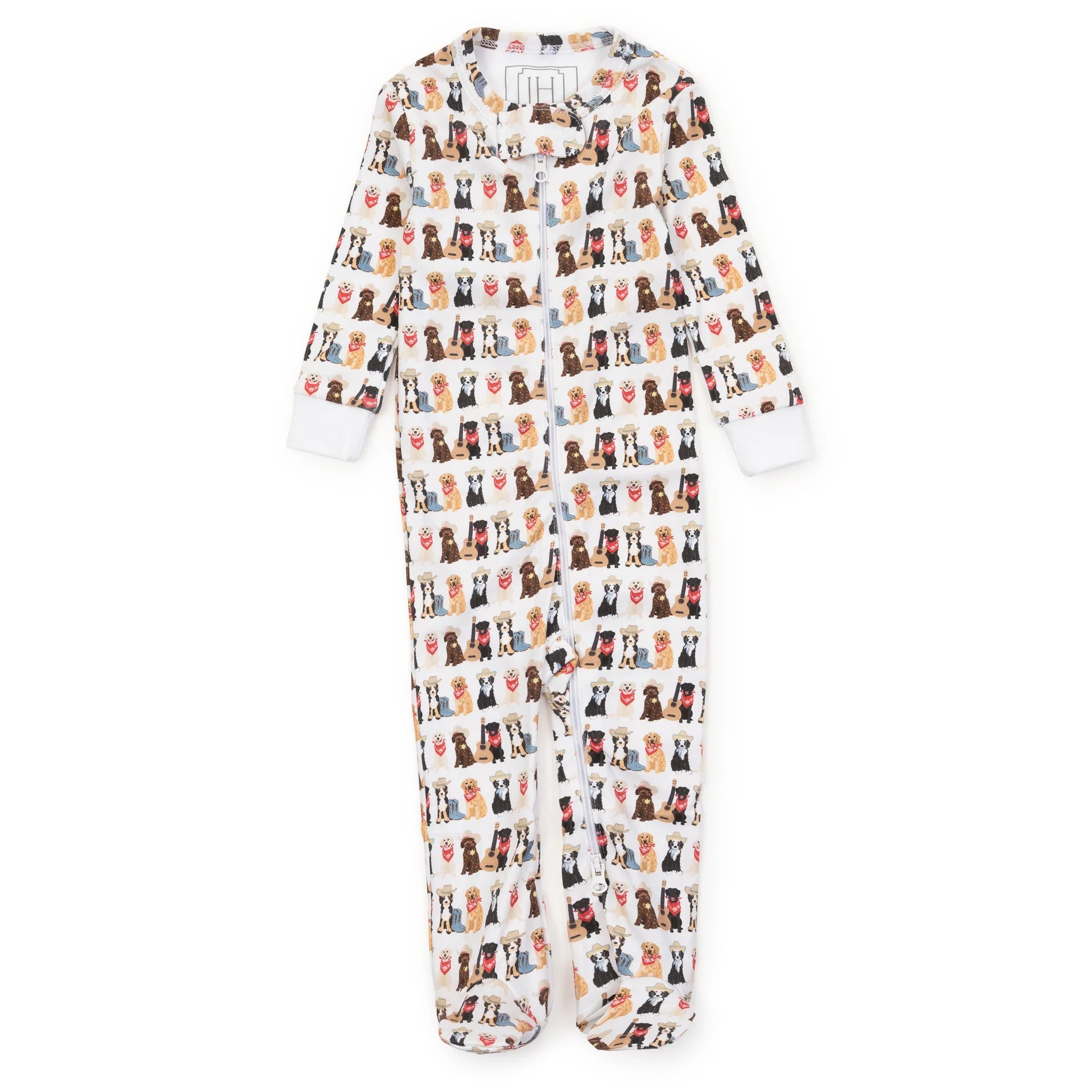 Parker Zipper Pajama - Western Pups from Anderson Parker