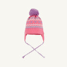 Parrish Pom Pom Hat - Winter Park Pink/Fairisle Hearts from Anderson Parker