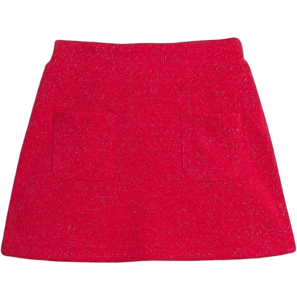 Patch Pocket Skort - Crimson from Anderson Parker