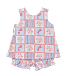 Patriotic Patchwork Cassidy Crossover Set from Anderson Parker