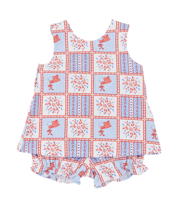 Patriotic Patchwork Cassidy Crossover Set from Anderson Parker
