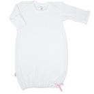 Paty Knit Overlap Shoulder Gown - With Bow - Pink from Anderson Parker