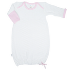 Paty Knit Overlap Shoulder Gown (with Pima Binding) - Blue from Anderson Parker