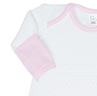 Paty Knit Overlap Shoulder Gown (with Pima Binding) - Blue from Anderson Parker