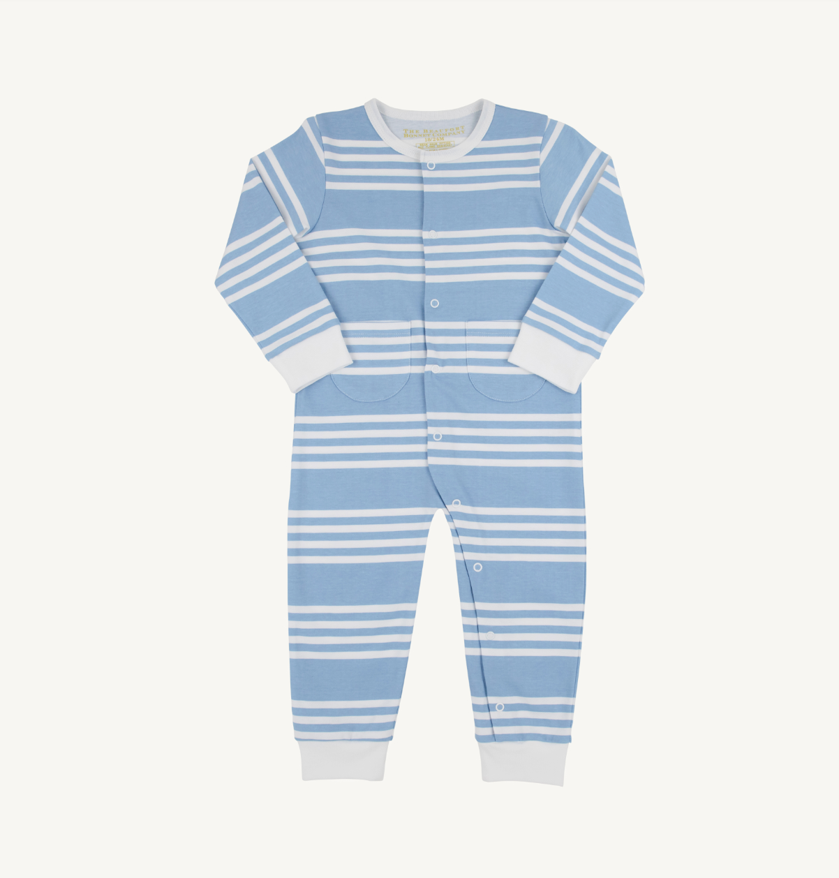 Paxton Playsuit - Pima - Saddle Ridge Stripe (Sarasota Sky) from Anderson Parker