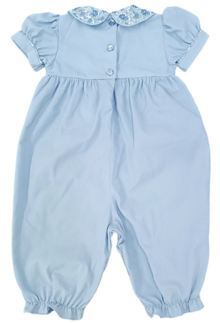 Payton Long Bubble - Ava Blue Floral from Anderson Parker