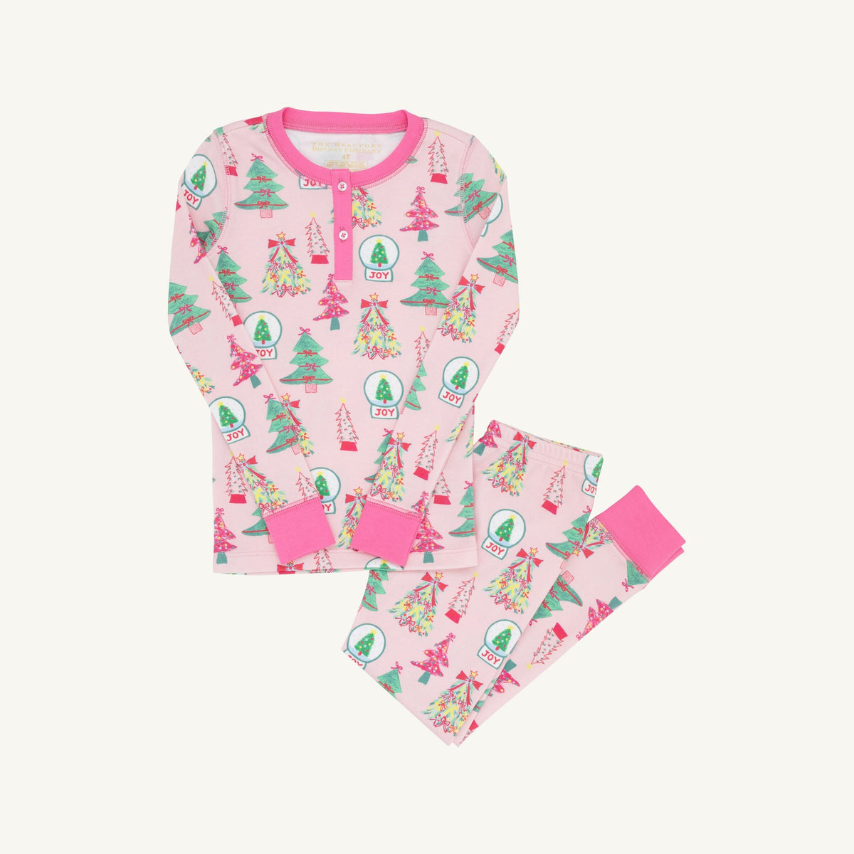 Payton Pajama Set - Christmas Coloring Contest/Winter Park Pink from Anderson Parker