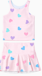 Peach Heart Tank & Skirt Set from Anderson Parker