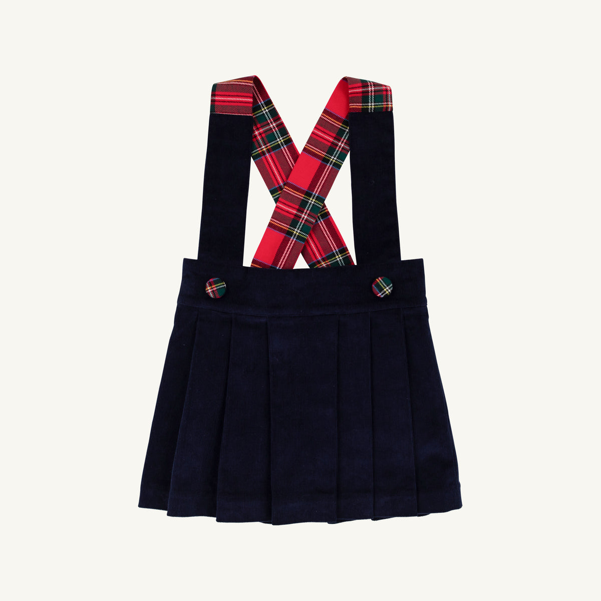 Pearl Prep Skirt - Corduroy - Nantucket Navy/Society Prep Plaid from Anderson Parker