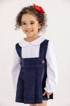 Pearl Prep Skirt - Corduroy - Nantucket Navy/Society Prep Plaid from Anderson Parker