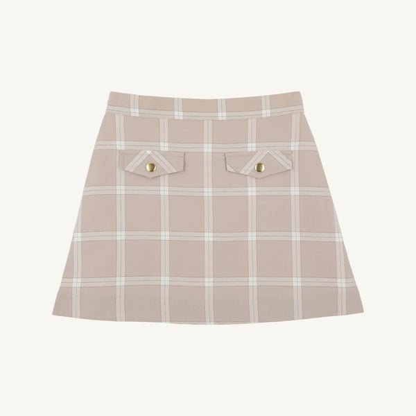 Perrin Pocket Skirt - Flannel - Thompson Park Plaid from Anderson Parker