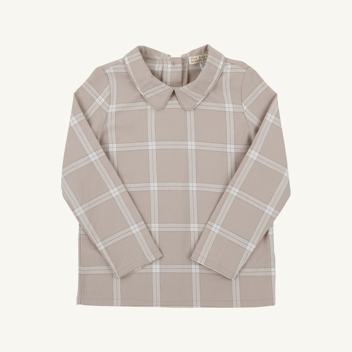 Peter Pan Collar Shirt - Flannel - Thompson Park Plaid from Anderson Parker