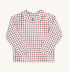 Peter Pan Collar Shirt - Woven - Old Town Tattersall from Anderson Parker