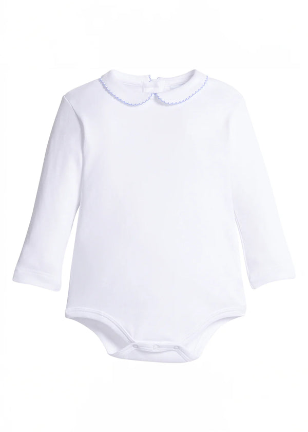 Peter Pan Picot Shirt & Onesie - Light Blue from Anderson Parker