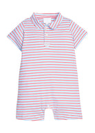 Peter Pan Polo Romper - Primary Stripe from Anderson Parker
