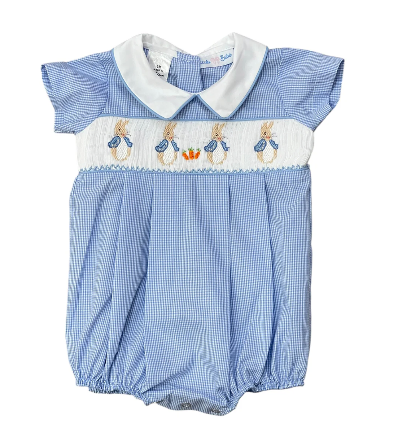 Peter Rabbit Smocked Boy Bubble from Anderson Parker