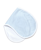 Pima Baby Burp Cloth - Lt Blue Mini Stripe from Anderson Parker