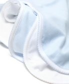 Pima Baby Burp Cloth - Lt Blue Mini Stripe from Anderson Parker
