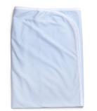 Pima Cotton Picot Trim Baby Blanket - Lt Blue from Anderson Parker