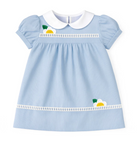 Pincord Dress With Flowers from Anderson Parker