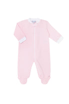 Pink Bubble Zipper Footie from Anderson Parker
