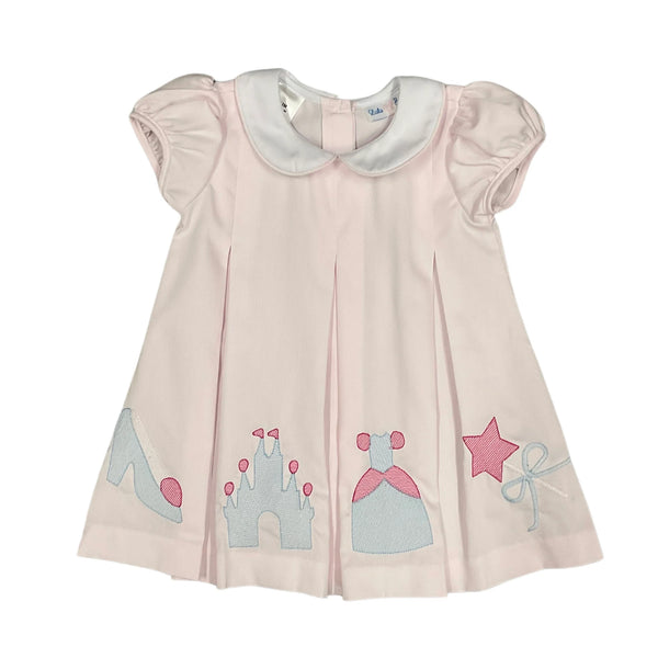 Pink Castle Embroidered Dress from Anderson Parker