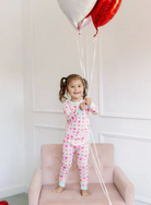 Pink Convo Hearts PJ Set from Anderson Parker