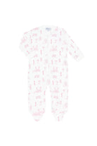Pink London Toile Zipper Footie from Anderson Parker