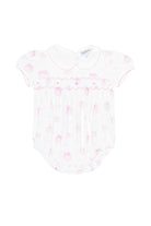 Pink Pumpkin Patch Smocked Bubble from Anderson Parker