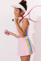 Pink Rainbow Sherbet Sequin Tennis Set from Anderson Parker