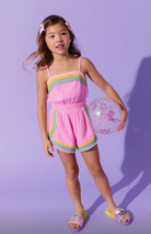 Pink Rainbow Summer Romper from Anderson Parker