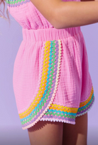 Pink Rainbow Summer Romper from Anderson Parker