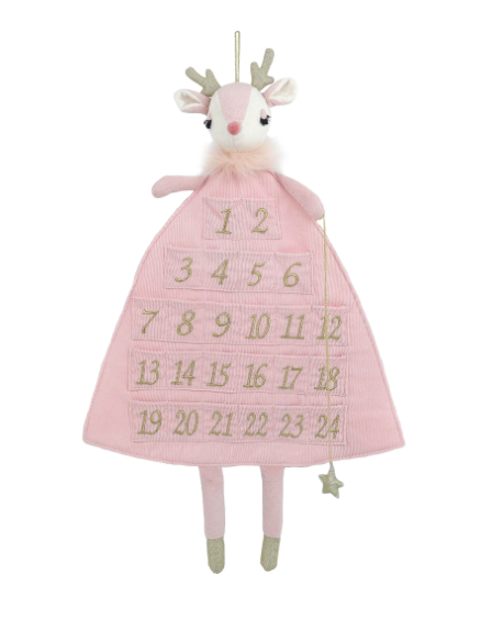 Pink Reindeer Advent Calendar from Anderson Parker