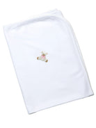 Pink Teddy Bear Pima Blanket from Anderson Parker
