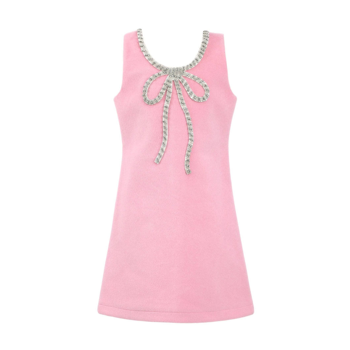 Pink Velvet Bow Princess Dress from Anderson Parker