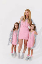 Pink Velvet Bow Princess Dress from Anderson Parker