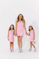 Pink Velvet Bow Princess Dress from Anderson Parker