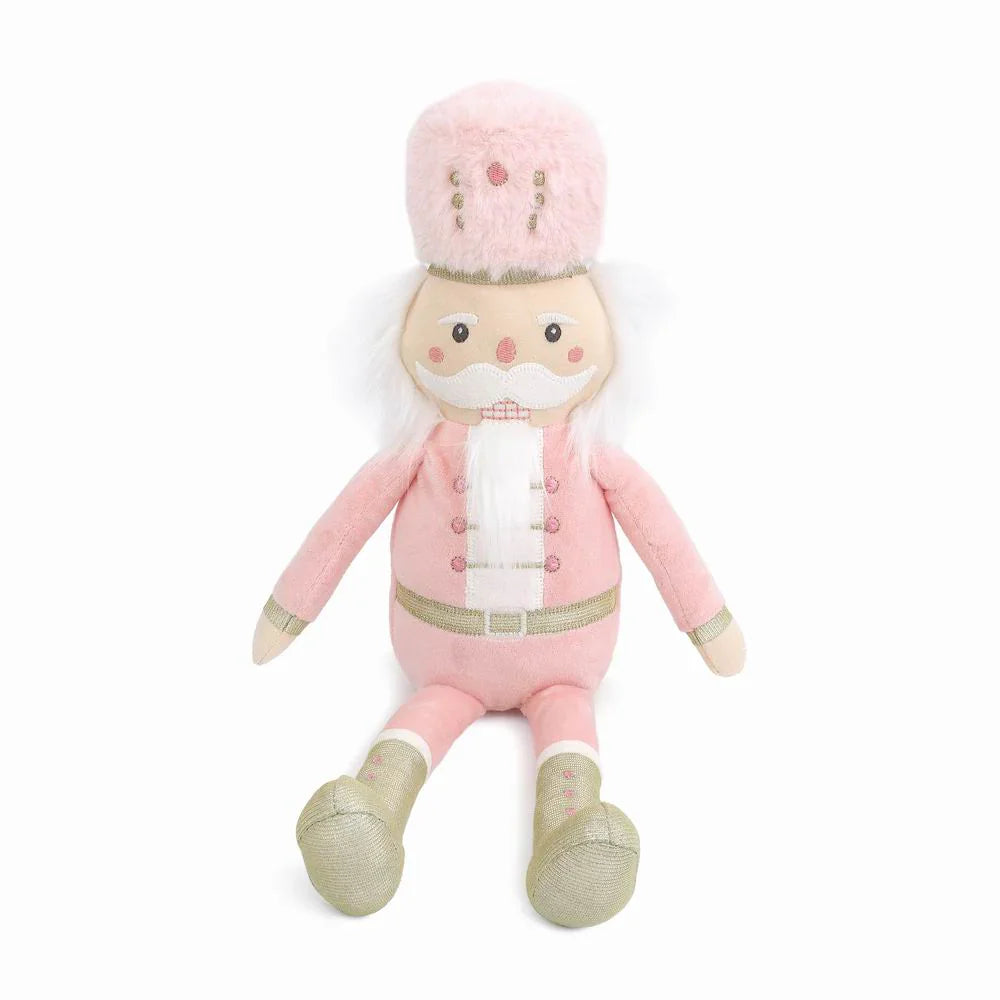 Pink and Gold Nutcracker Plush Toy from Anderson Parker