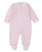 Pink and White Striped Footie Pajamas from Anderson Parker