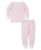 Pink and White Striped Pajama Set from Anderson Parker